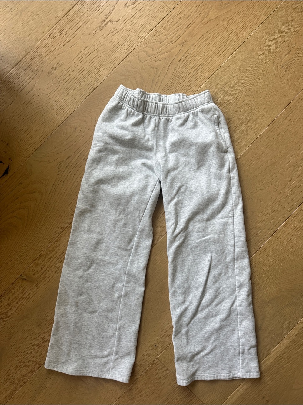 Hollister Light Heather Gray Kids Jogger Sweatpants